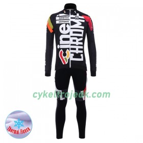 Cykeltøj Langærmet Vinter + Bib Cykelbukser 2017 Cinelli Chrome N001